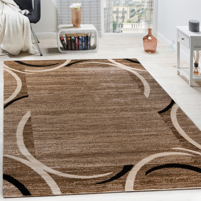 Orren Ellis Foerster Abstract Beige Area Rug & Reviews Wayfair